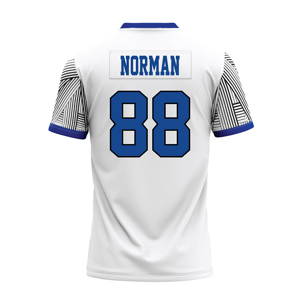 CNU - NCAA Football : Deven Norman - White Premium Football Jersey-1