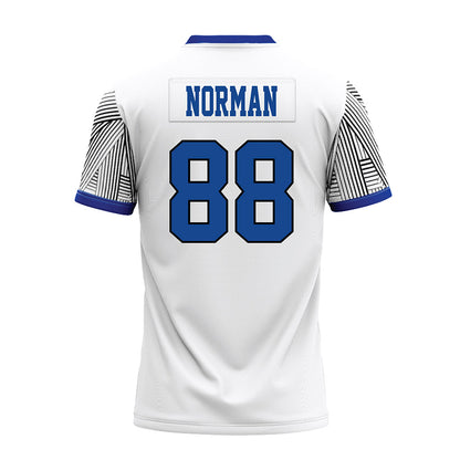 CNU - NCAA Football : Deven Norman - White Premium Football Jersey-1