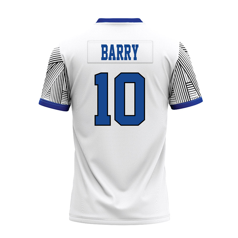 CNU - NCAA Football : Connor Barry - White Premium Football Jersey