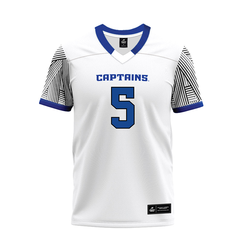 CNU - NCAA Football : Gunner White - White Premium Football Jersey