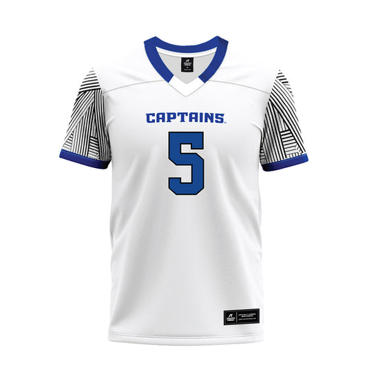 CNU - NCAA Football : Gunner White - White Premium Football Jersey