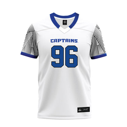 CNU - NCAA Football : Walker Conrad - White Premium Football Jersey-0