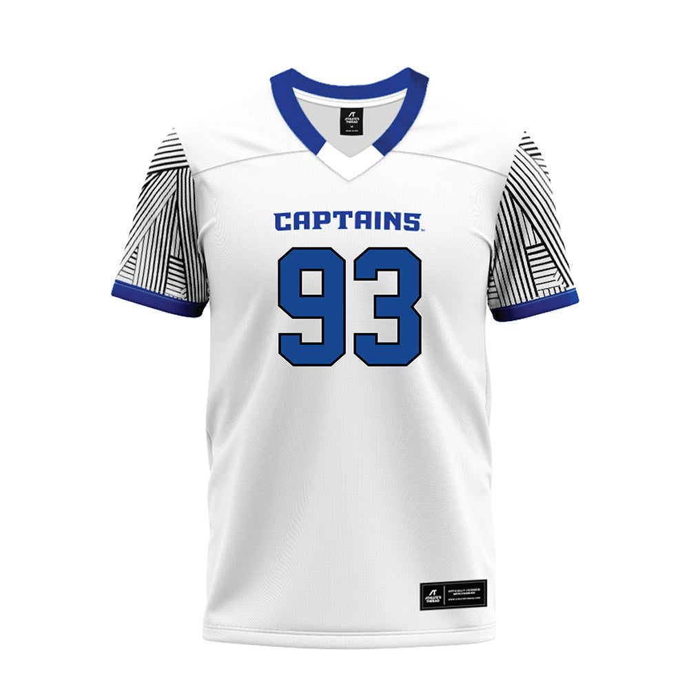 CNU - NCAA Football : Jaylen Britt - White Premium Football Jersey-0