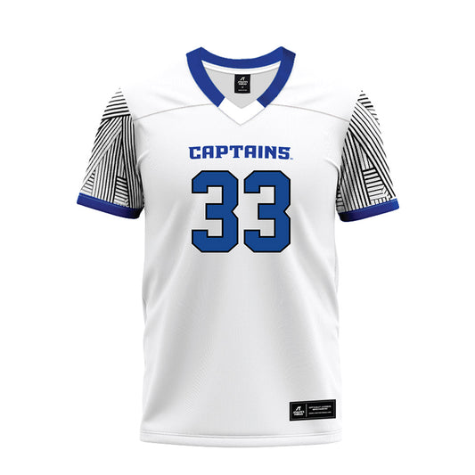 CNU - NCAA Football : Charlie Clawson - White Premium Football Jersey-0