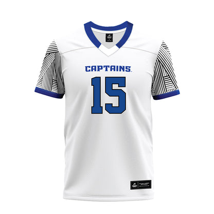 CNU - NCAA Football : Cooper Meads - White Premium Football Jersey-0