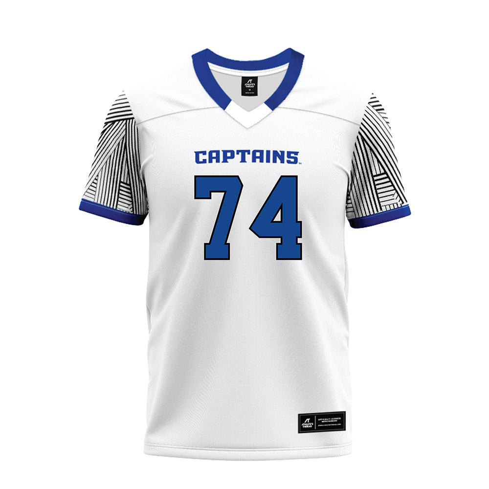 CNU - NCAA Football : Kashawn Marrow - White Premium Football Jersey-0
