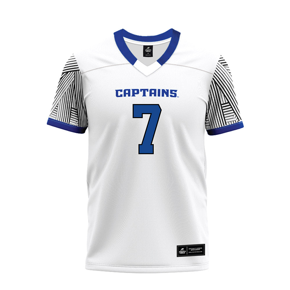 CNU - NCAA Football : Noah Martin - White Premium Football Jersey-0