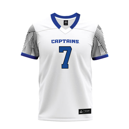 CNU - NCAA Football : Noah Martin - White Premium Football Jersey-0