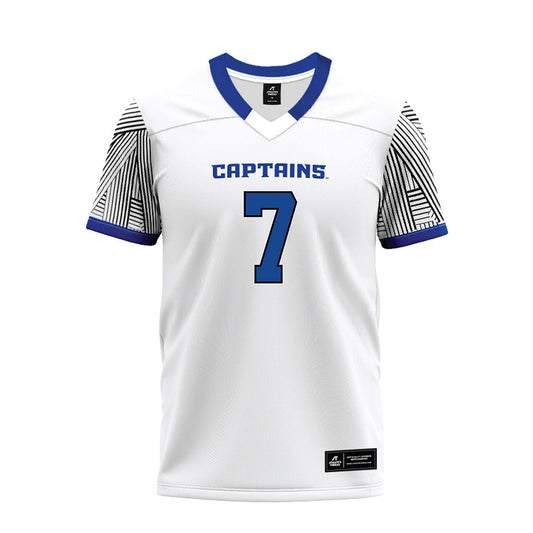 CNU - NCAA Football : Noah Martin - White Premium Football Jersey-0