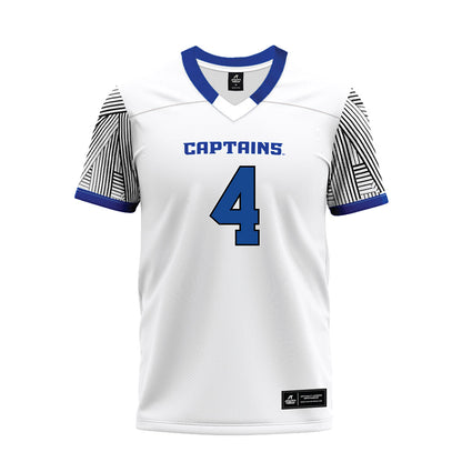CNU - NCAA Football : Trey Hayes - White Premium Football Jersey