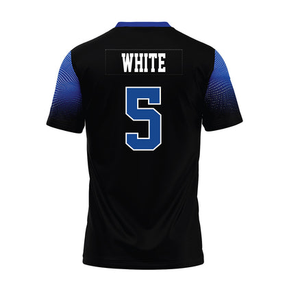 CNU - NCAA Football : Gunner White - Black Premium Football Jersey