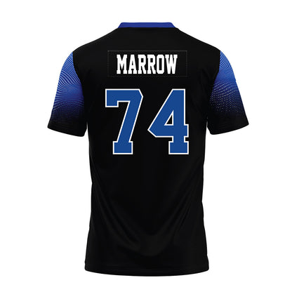 CNU - NCAA Football : Kashawn Marrow - Black Premium Football Jersey-1