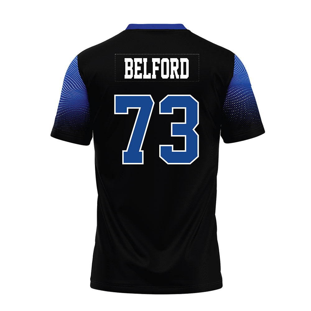 CNU - NCAA Football : Andrew Belford - Black Premium Football Jersey-1