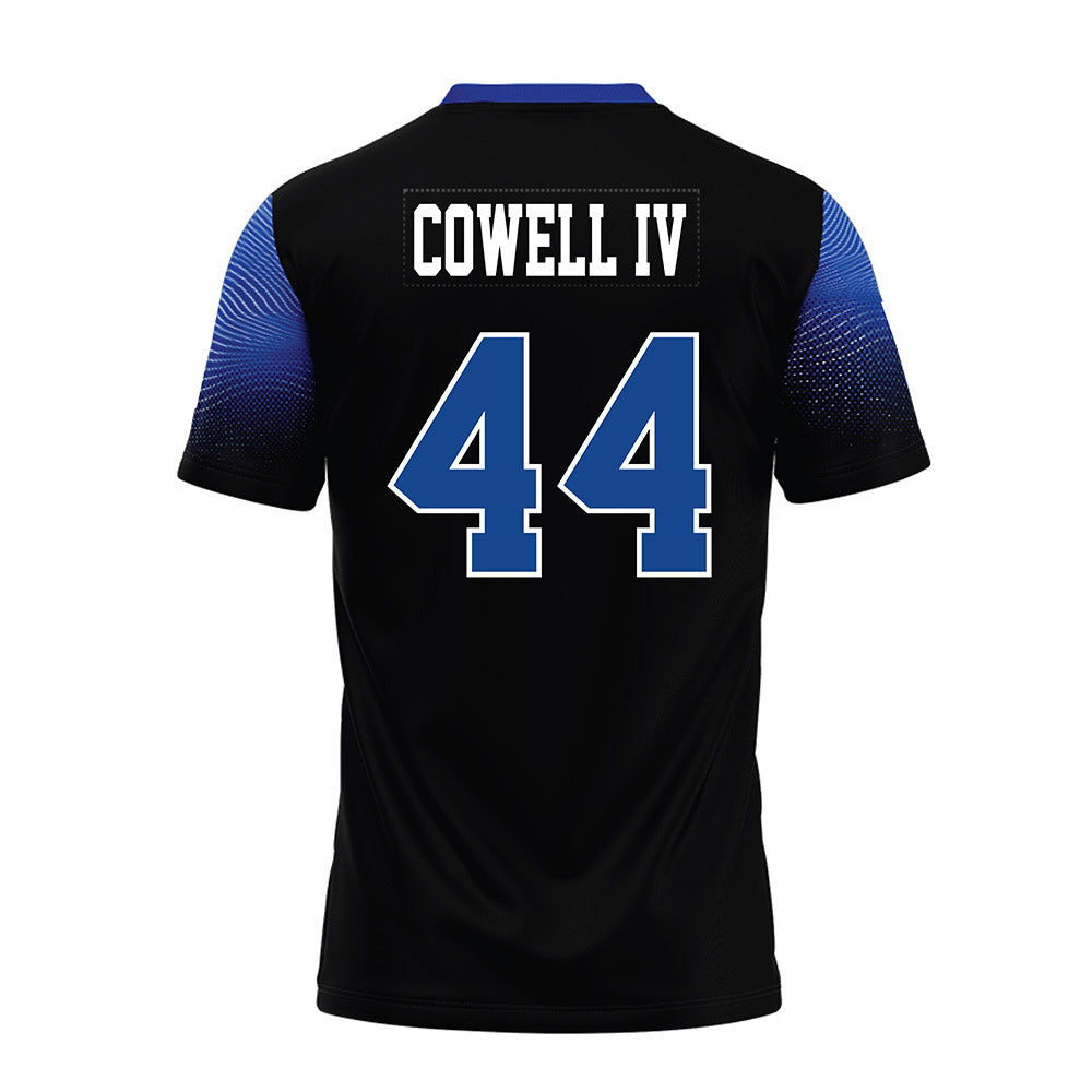 CNU - NCAA Football : Fred Cowell IV - Black Premium Football Jersey-1