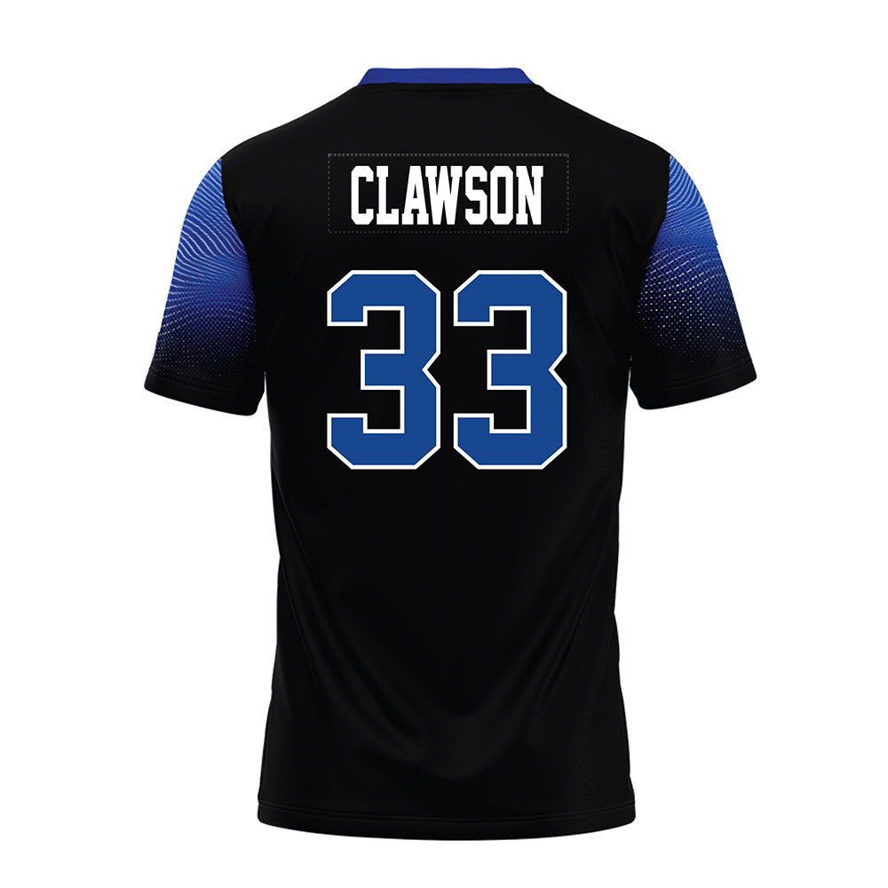 CNU - NCAA Football : Charlie Clawson - Black Premium Football Jersey-1
