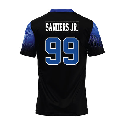 CNU - NCAA Football : Shaun Sanders Jr. - Black Premium Football Jersey-1