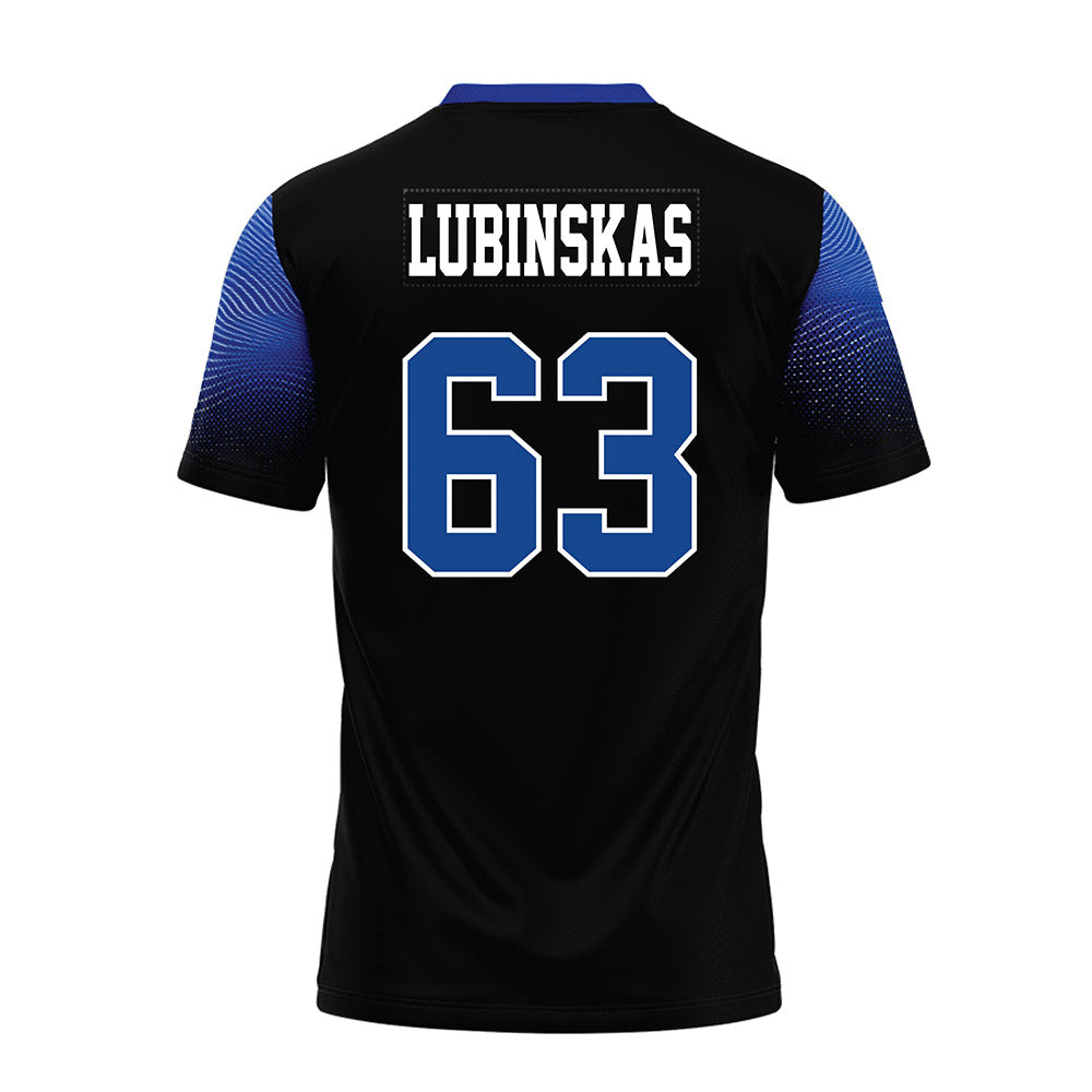 CNU - NCAA Football : Joe Lubinskas - Black Premium Football Jersey-1
