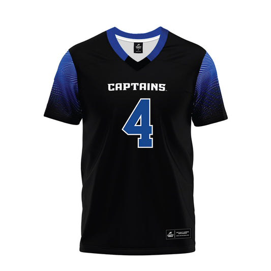 CNU - NCAA Football : Trey Hayes - Black Premium Football Jersey