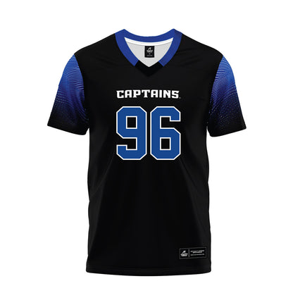 CNU - NCAA Football : Walker Conrad - Black Premium Football Jersey-0