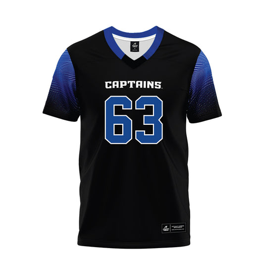 CNU - NCAA Football : Joe Lubinskas - Black Premium Football Jersey-0