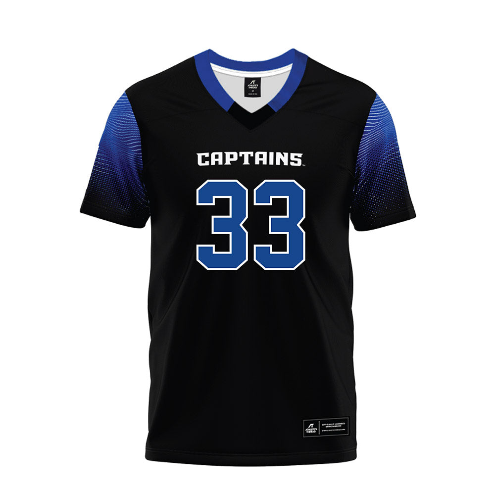 CNU - NCAA Football : Charlie Clawson - Black Premium Football Jersey-0