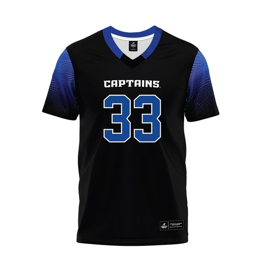 CNU - NCAA Football : Charlie Clawson - Black Premium Football Jersey-0