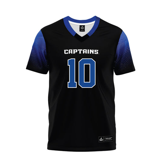 CNU - NCAA Football : Connor Barry - Black Premium Football Jersey