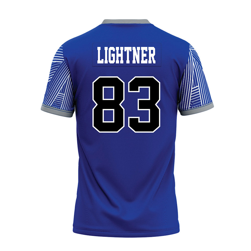 CNU - NCAA Football : Elliott Lightner - Blue Premium Football Jersey-1