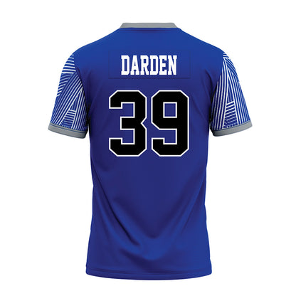 CNU - NCAA Football : Markus Darden - Blue Premium Football Jersey-1
