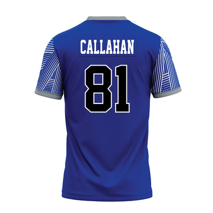 CNU - NCAA Football : Jordan Callahan - Blue Premium Football Jersey-1