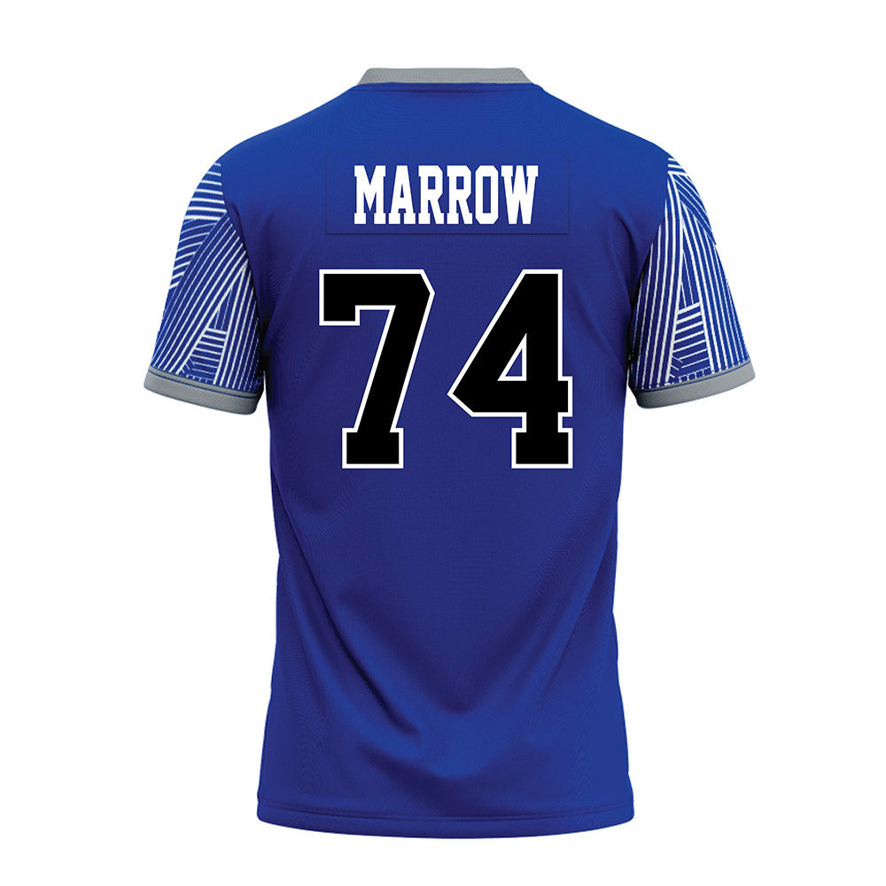 CNU - NCAA Football : Kashawn Marrow - Blue Premium Football Jersey-1