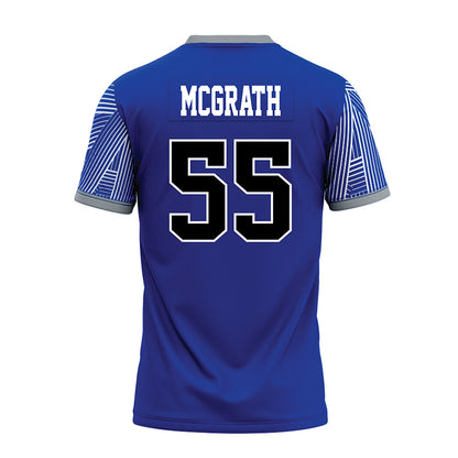 CNU - NCAA Football : Daniel McGrath - Blue Premium Football Jersey-1