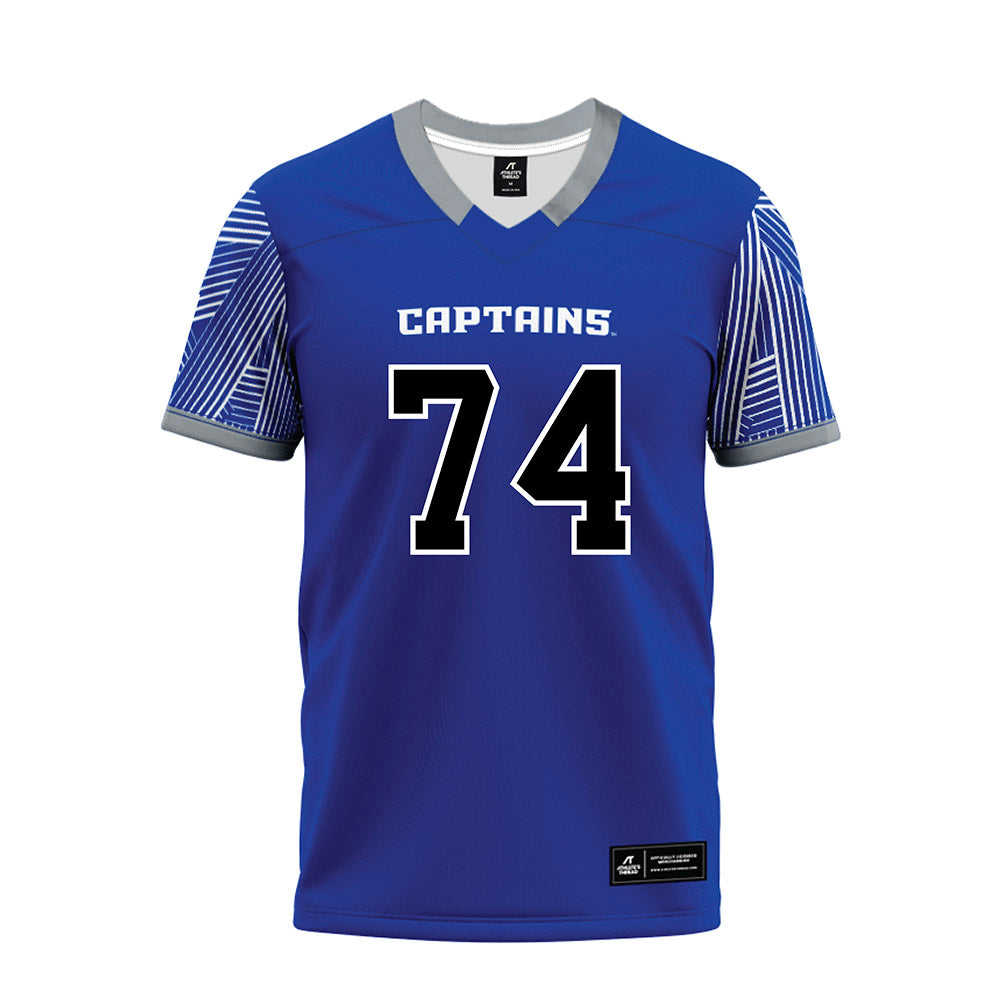 CNU - NCAA Football : Kashawn Marrow - Blue Premium Football Jersey-0