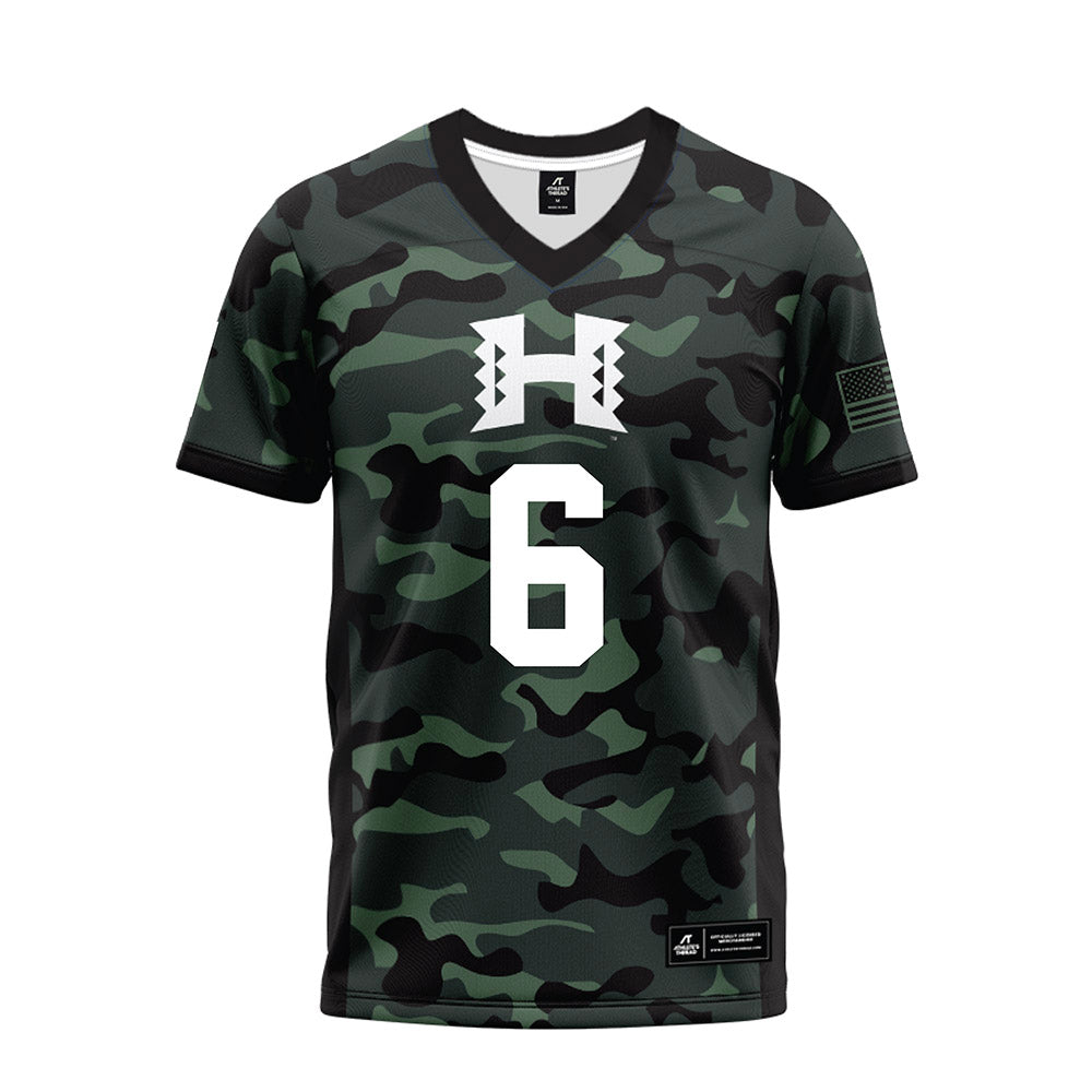 Hawaii - NCAA Football : Dekel Crowdus - Premium Football Jersey