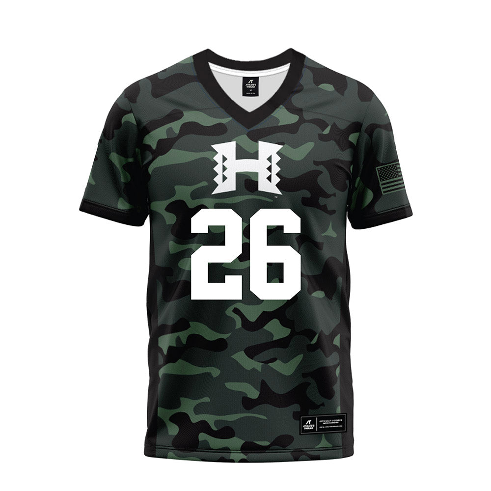 Hawaii - NCAA Football : Sitani Mikaele - Premium Football Jersey-0