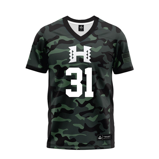 Hawaii - NCAA Football : Aisiah Paogofie - Premium Football Jersey-0