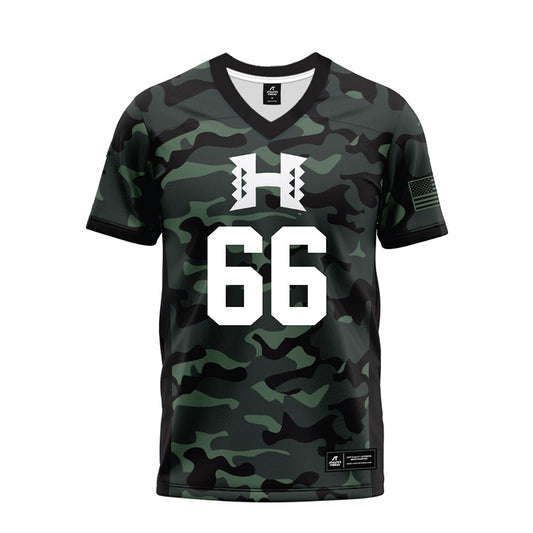 Hawaii - NCAA Football : Sergio Muasau - Premium Football Jersey