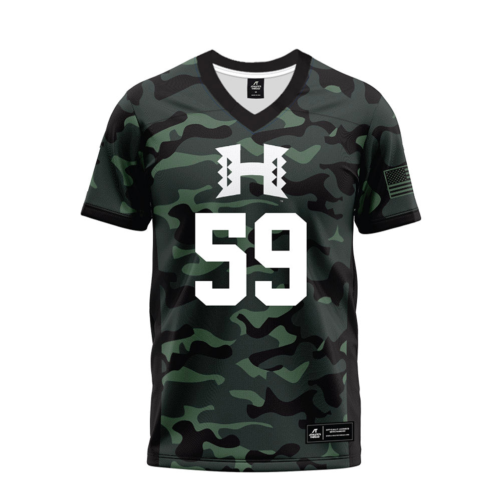 Hawaii - NCAA Football : Kuao Peihopa - Premium Football Jersey