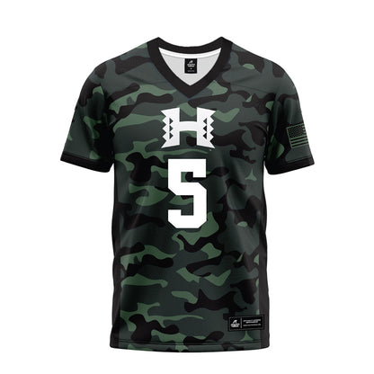 Hawaii - NCAA Football : Pofele Ashlock - Premium Football Jersey-0