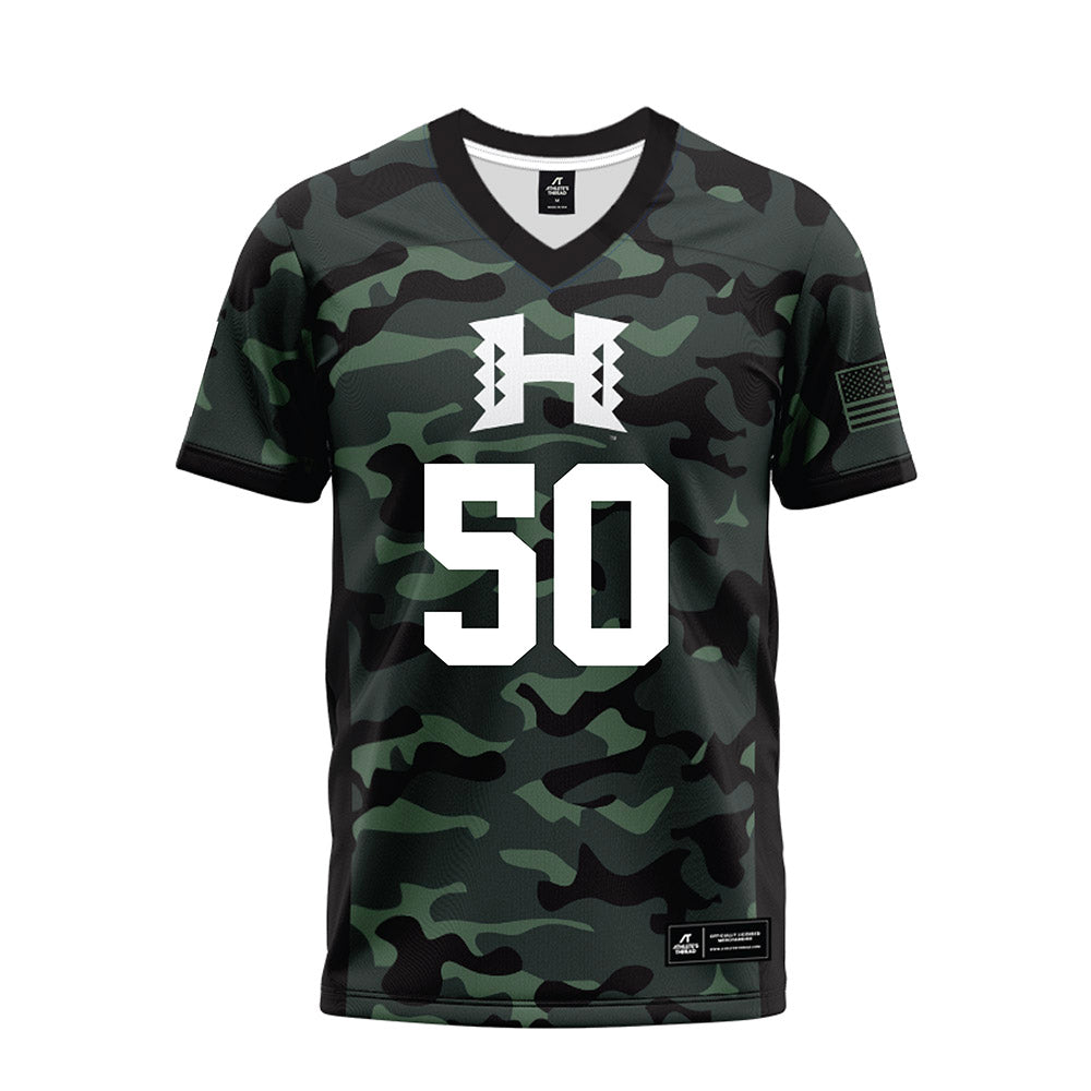 Hawaii - NCAA Football : Tui Muti - Premium Football Jersey