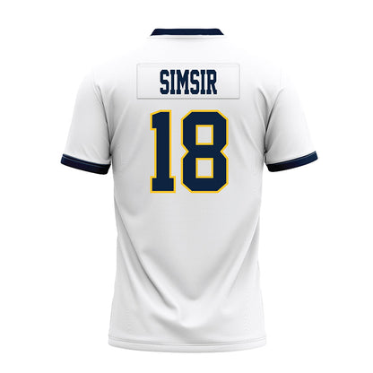 Murray State - NCAA Football : Huseyin Simsir - White Premium Football Jersey-1