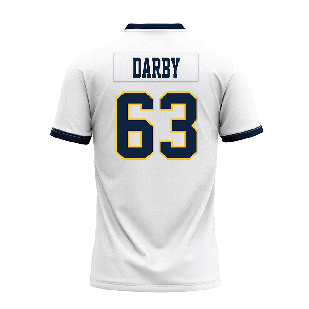 Murray State - NCAA Football : Jacob Darby - White Premium Football Jersey-1