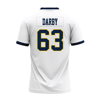 Murray State - NCAA Football : Jacob Darby - White Premium Football Jersey-1