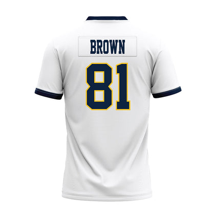 Murray State - NCAA Football : Ty Brown - White Premium Football Jersey-1