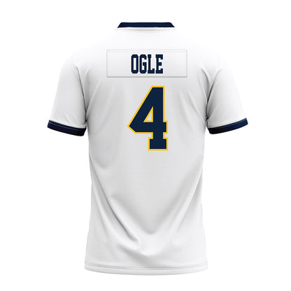 Murray State - NCAA Football : Jim Ogle - White Premium Football Jersey