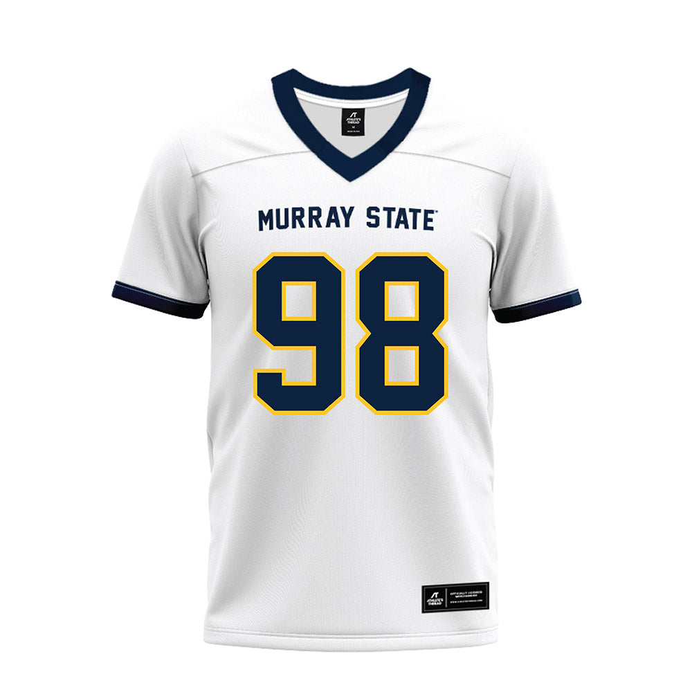 Murray State - NCAA Football : Michael Tilmon - White Premium Football Jersey-0