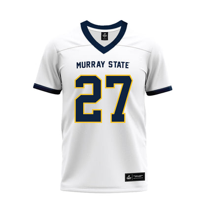 Murray State - NCAA Football : Zayden Cook - White Premium Football Jersey-0