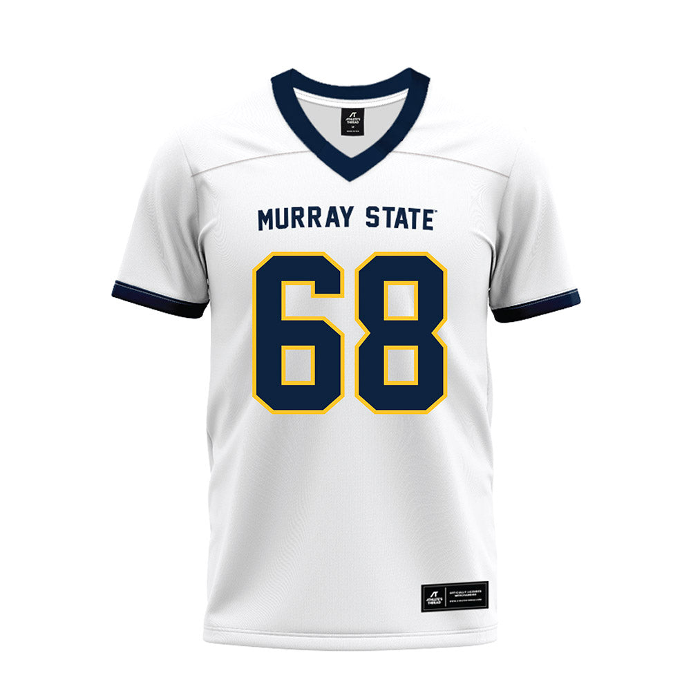 Murray State - NCAA Football : Wyatt Buffington - White Premium Football Jersey-0