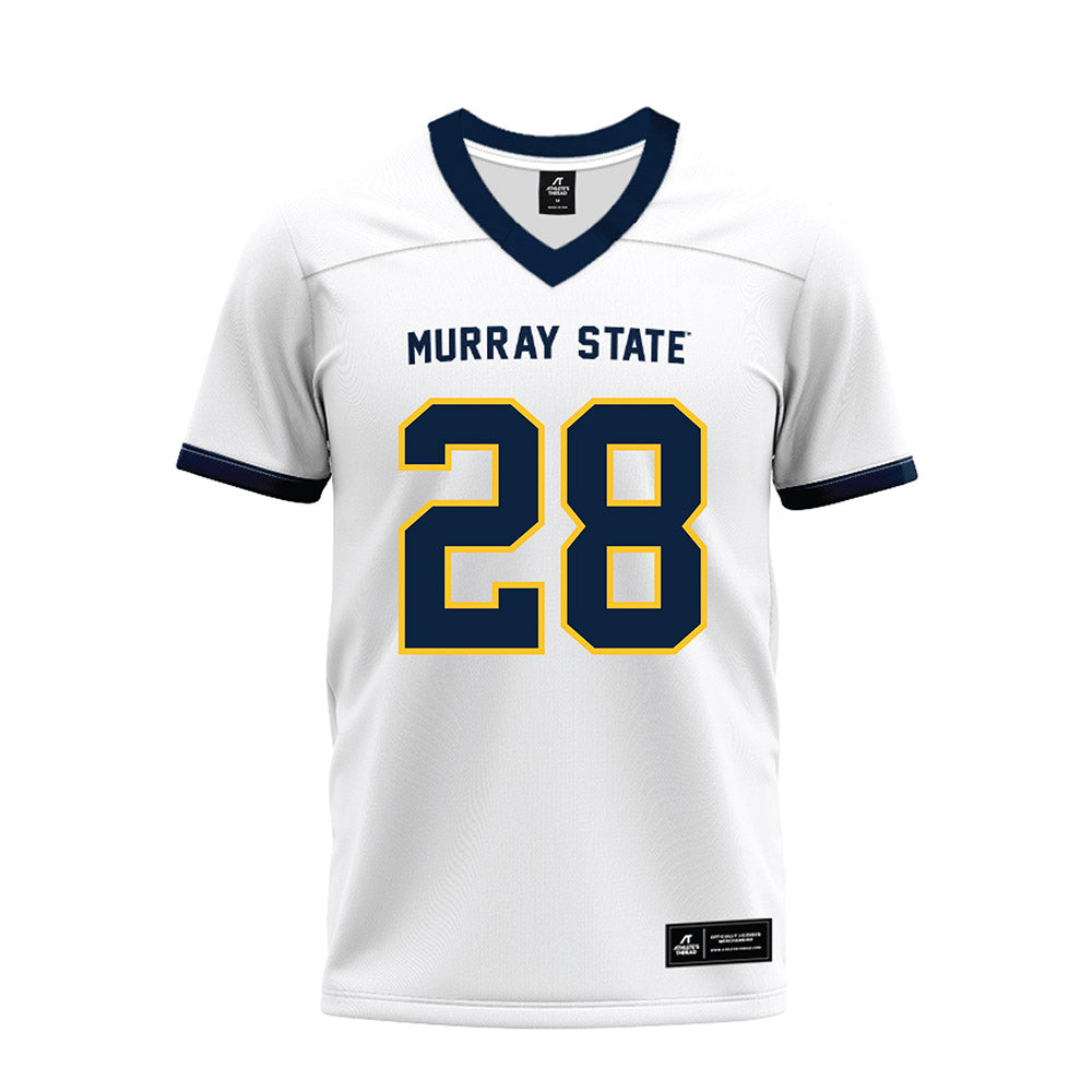 Murray State - NCAA Football : Tre Darden - White Premium Football Jersey-0