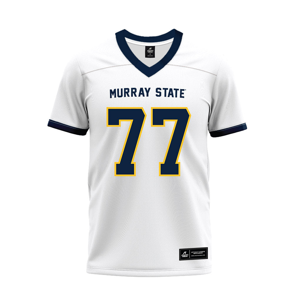 Murray State - NCAA Football : Thomas Zimbalatti - White Premium Football Jersey-0
